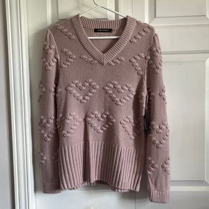 *NEVER WORN* Blush Heart Sweater
